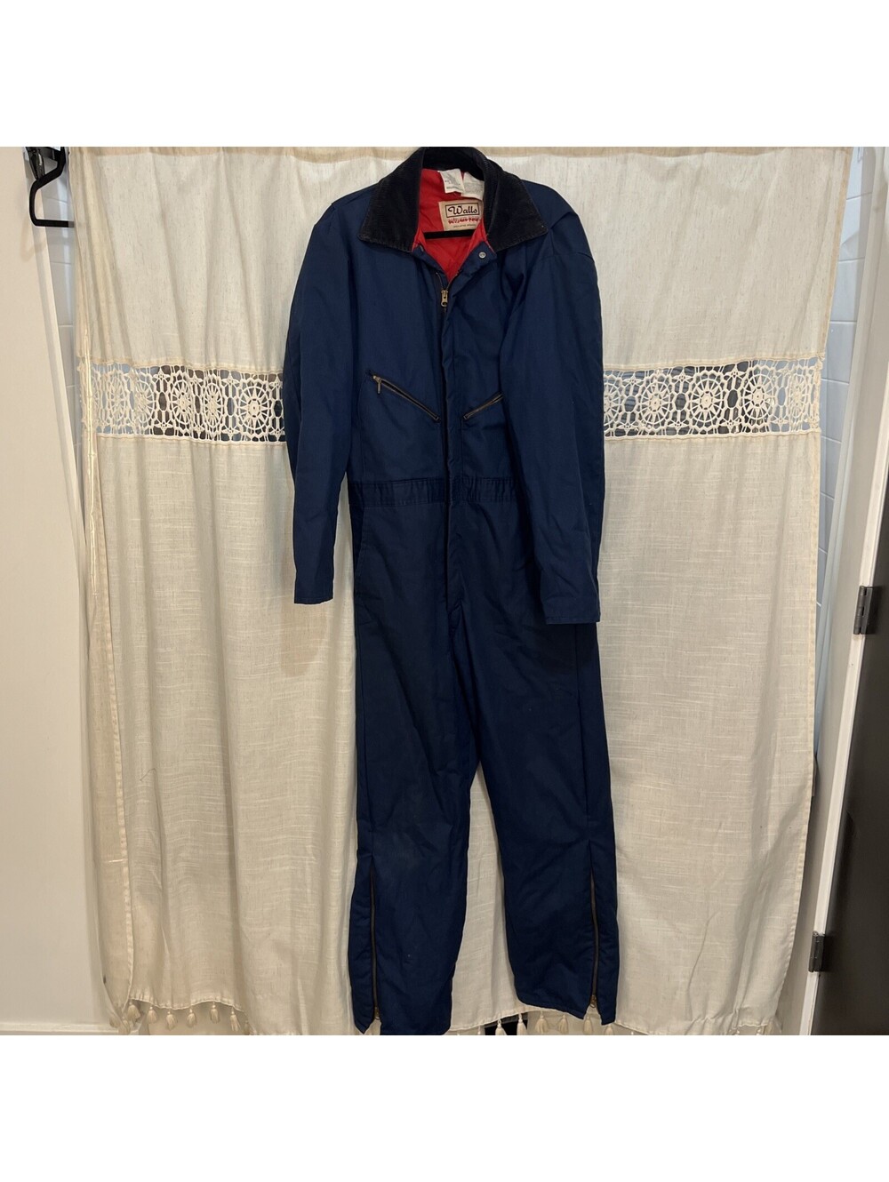 Walls Blizzard-Pruf Men’s Large Tall Insulated Twill Coveralls Blue 51-43131R